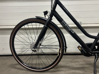 Dames stadsfiets 57 cm 3 versnellingen BSP, O-Seven N7, onyx black mat